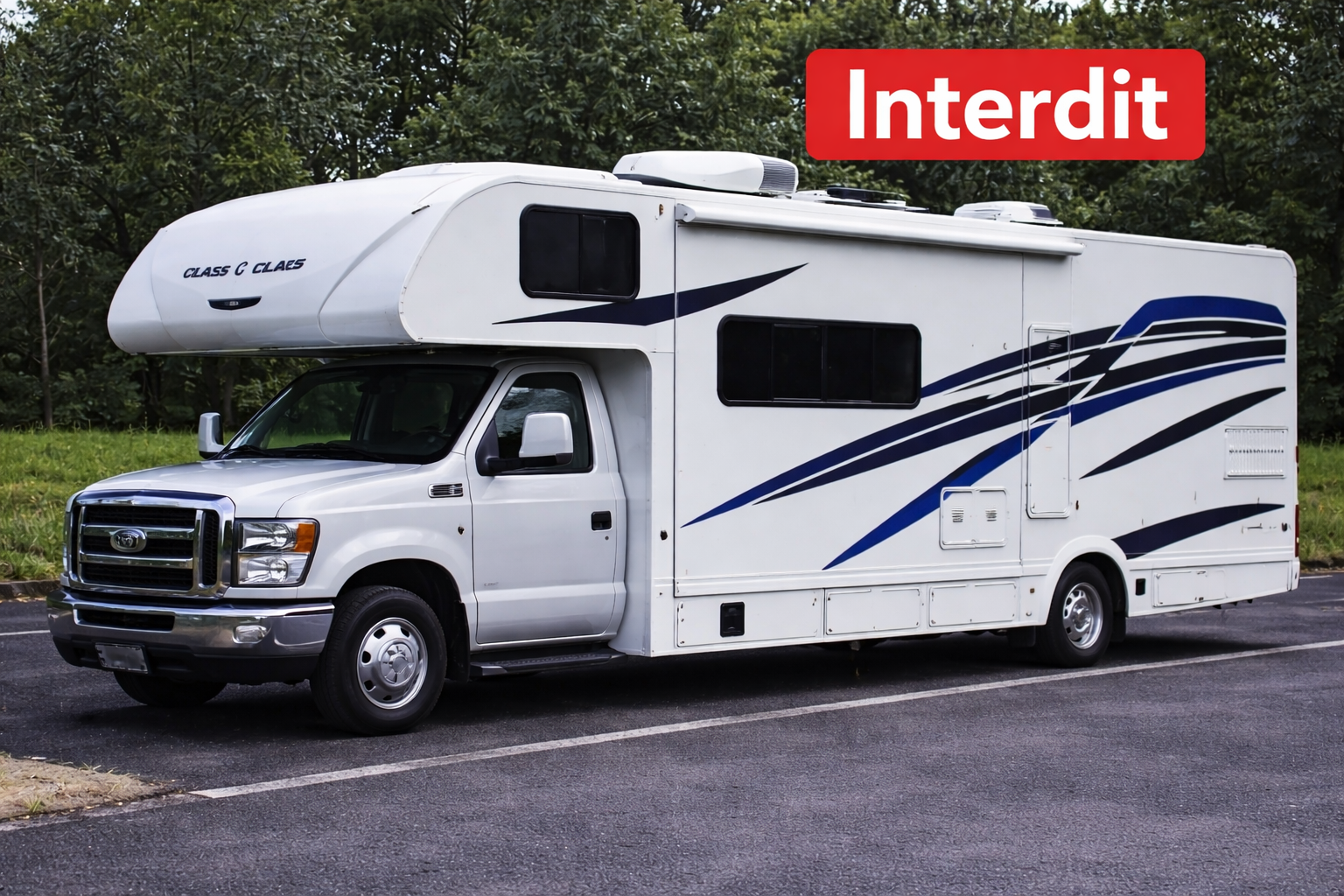 Grosse roulotte interdite