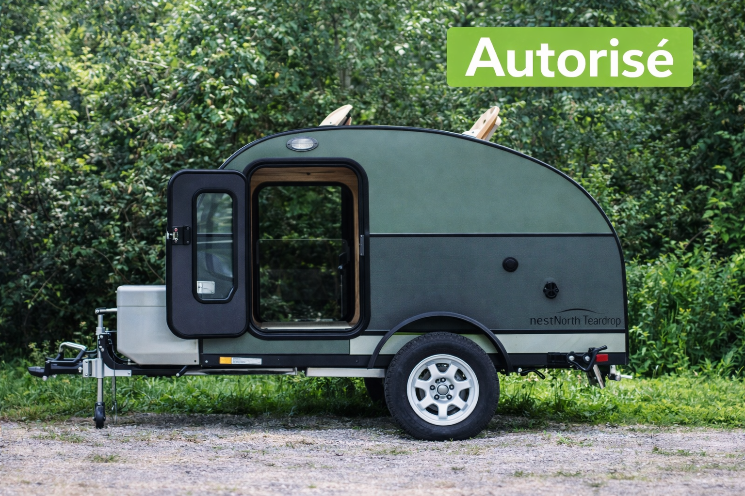 Mini-roulotte autorisée